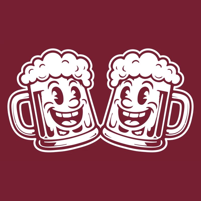 Bierglas Lustig Bier Comic