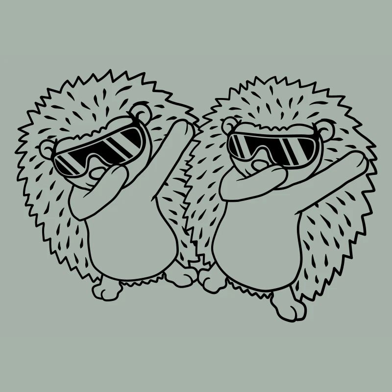 Équipe 2 dabbing Hedgehogs