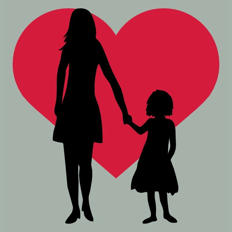 Kind Mädchen Mama