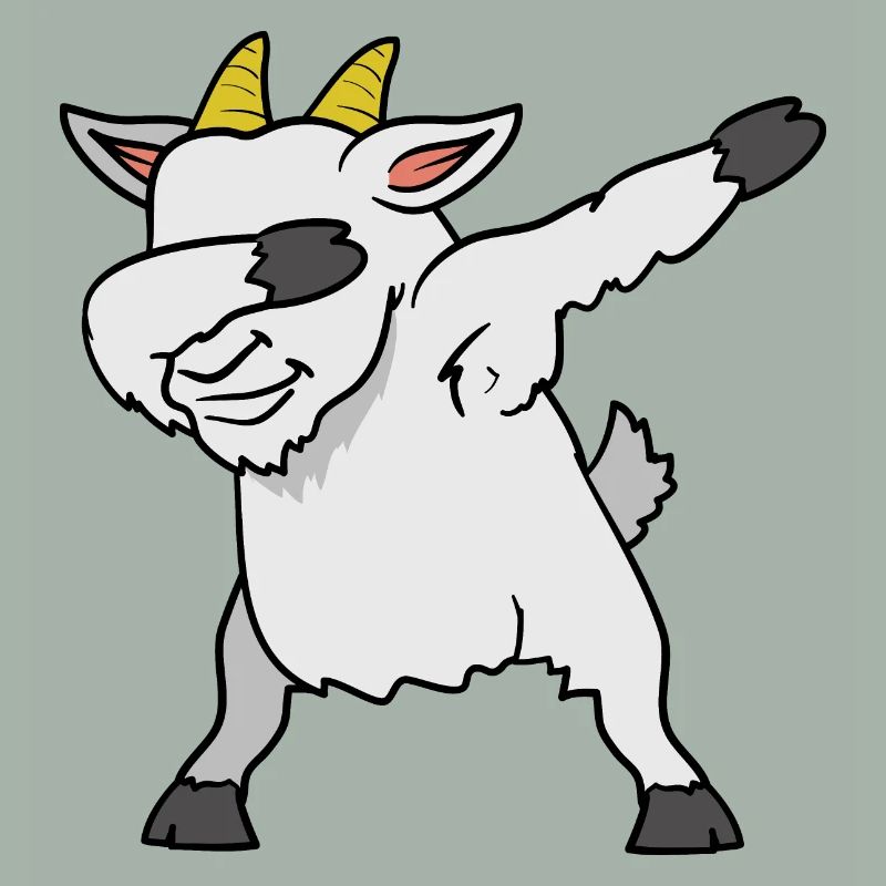 Dabbing Dab chèvre chèvre