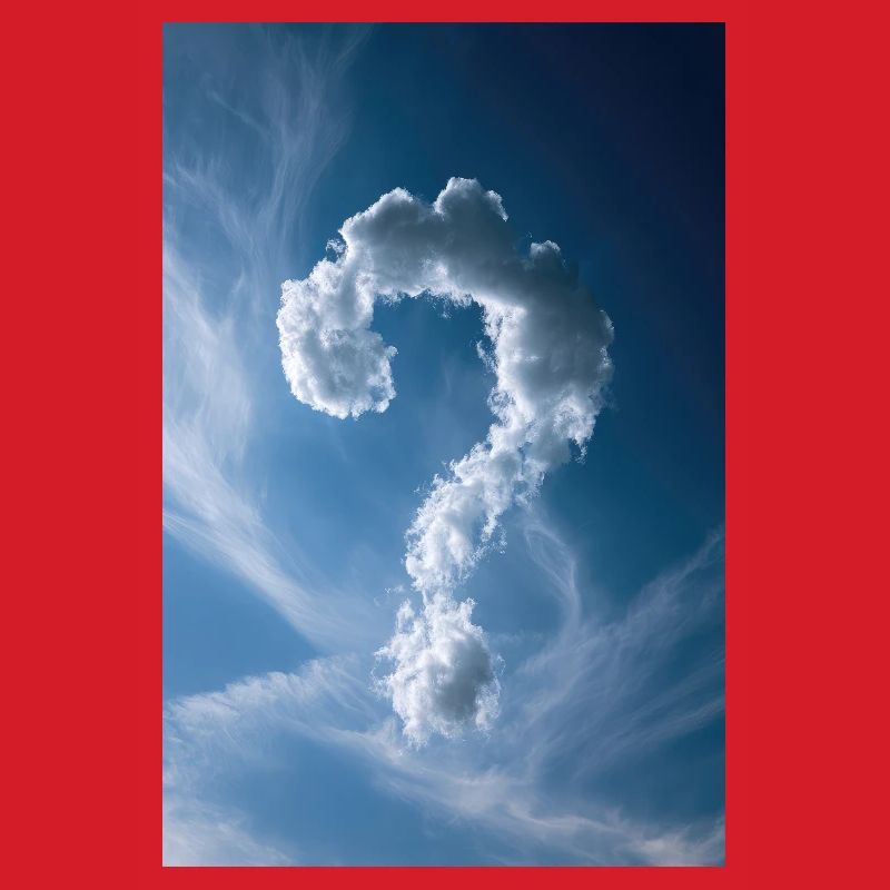Cloud Question Mark Sky