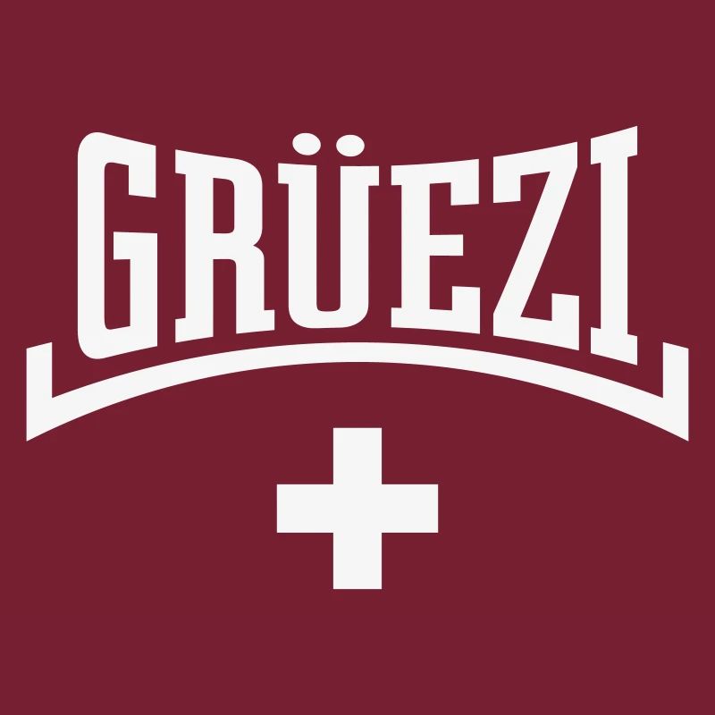 Grüezi (Schweiz / Schweizerfahne / Konkav)