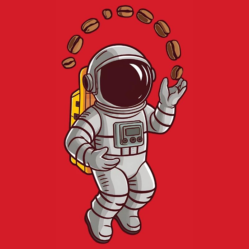 Astronaut Coffee Coffee Beans Space Space