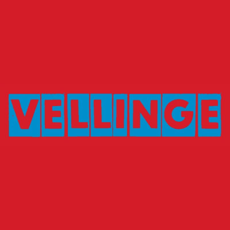 Vellinge – Conception de texte bleu