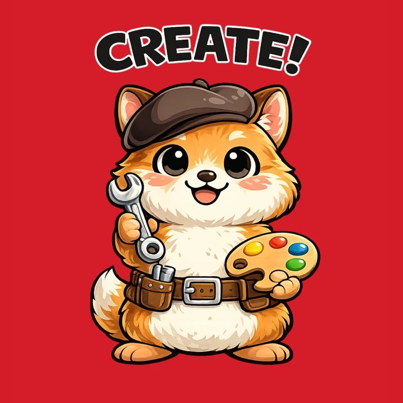 Kitten Artist Creative Workshop