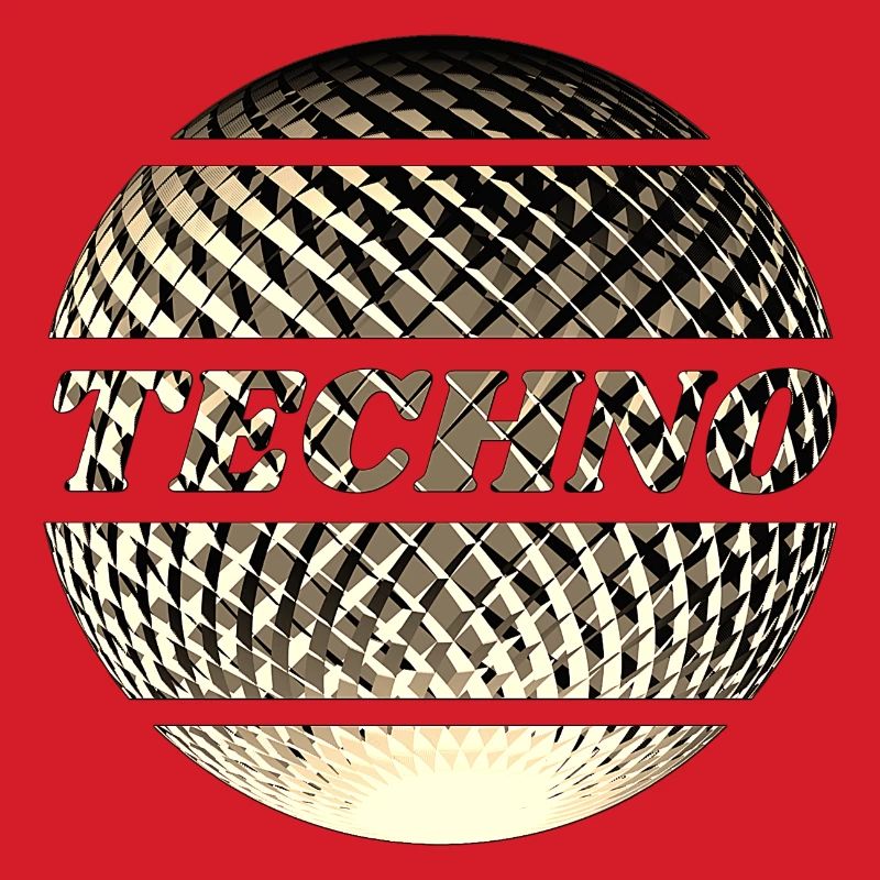 Boule techno disco or