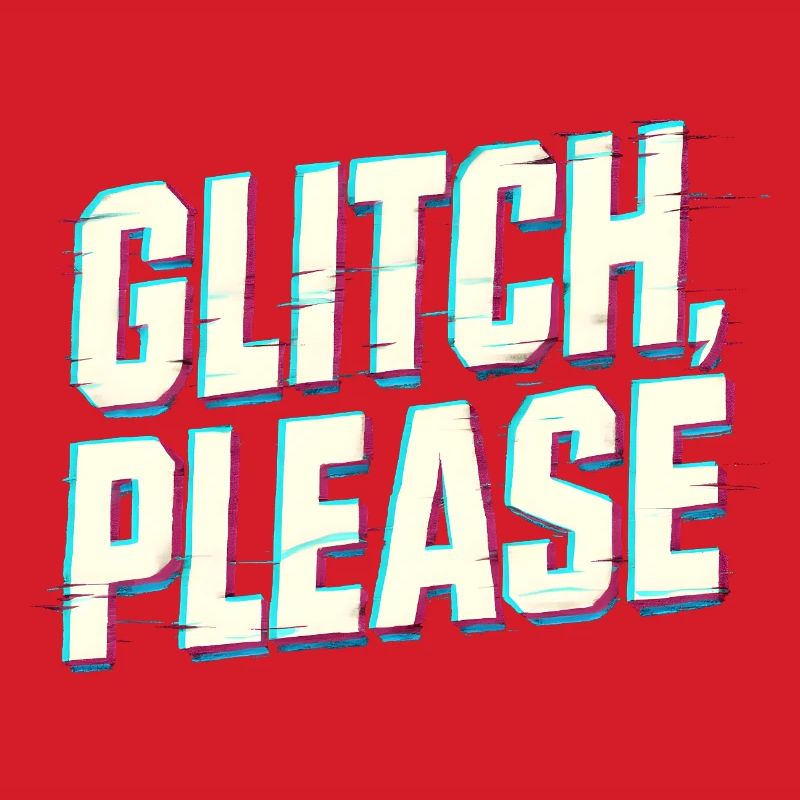 Glitch bitte | Retro Gaming Hacker Vibes