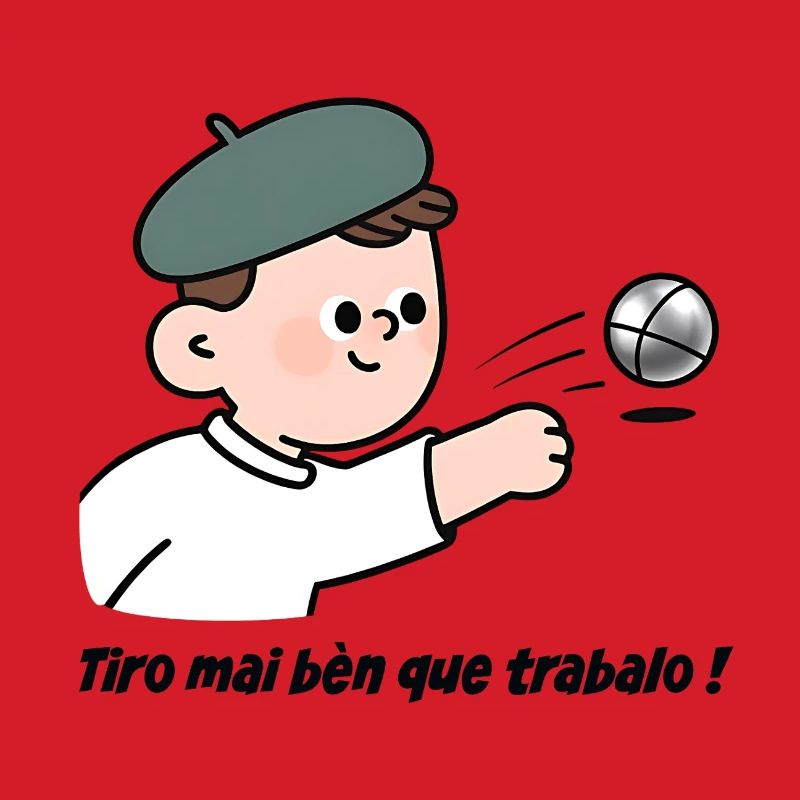 As a pétanque player, I shoot better than I work