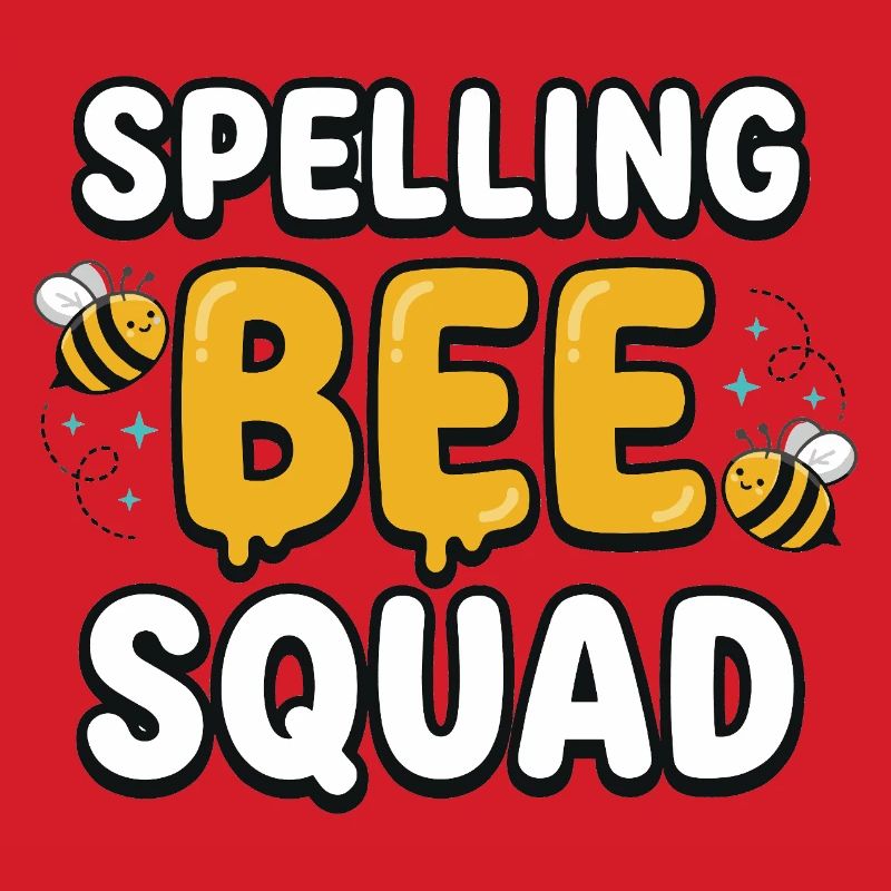 Spelling Bee Squad Cute Bee Team