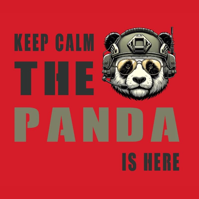 Panda tactique – Restez calme