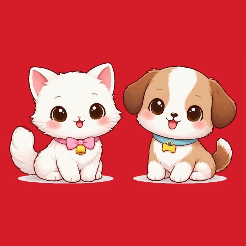 Hund Katze Comic