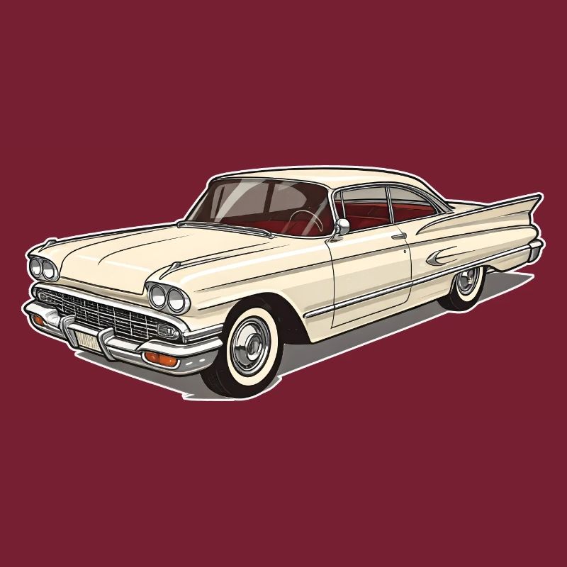 Klassischer Oldtimer - Elegantes Retro-Autodesign