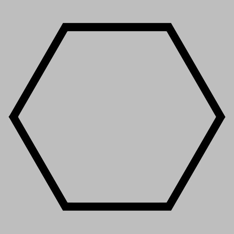 Hexagon Hexagone Sechseck Form - Custom it !