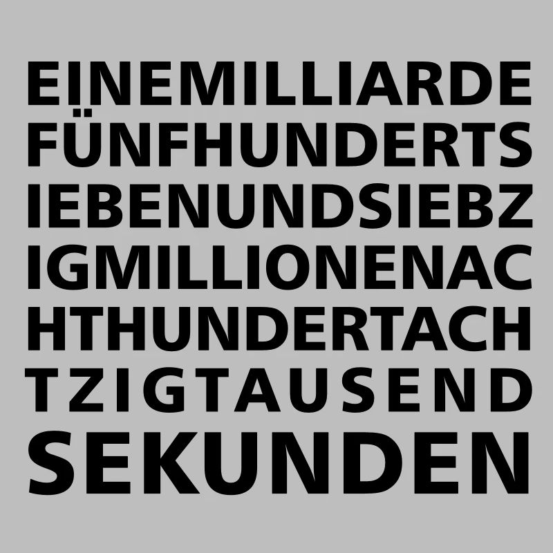 50 ans dans une seconde