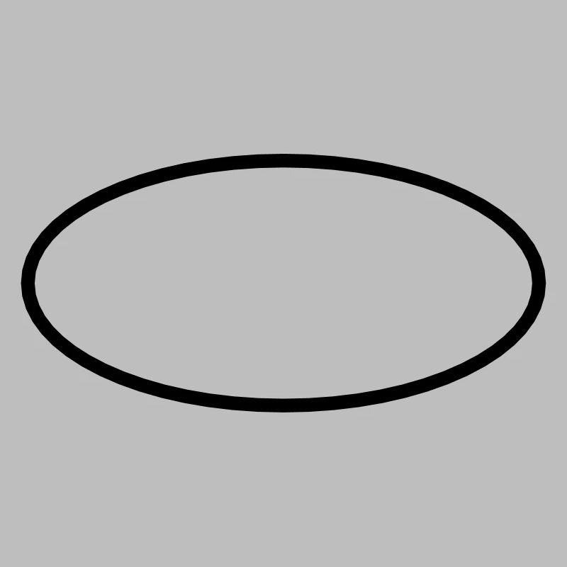 Mathematik Symbol - Ellipse