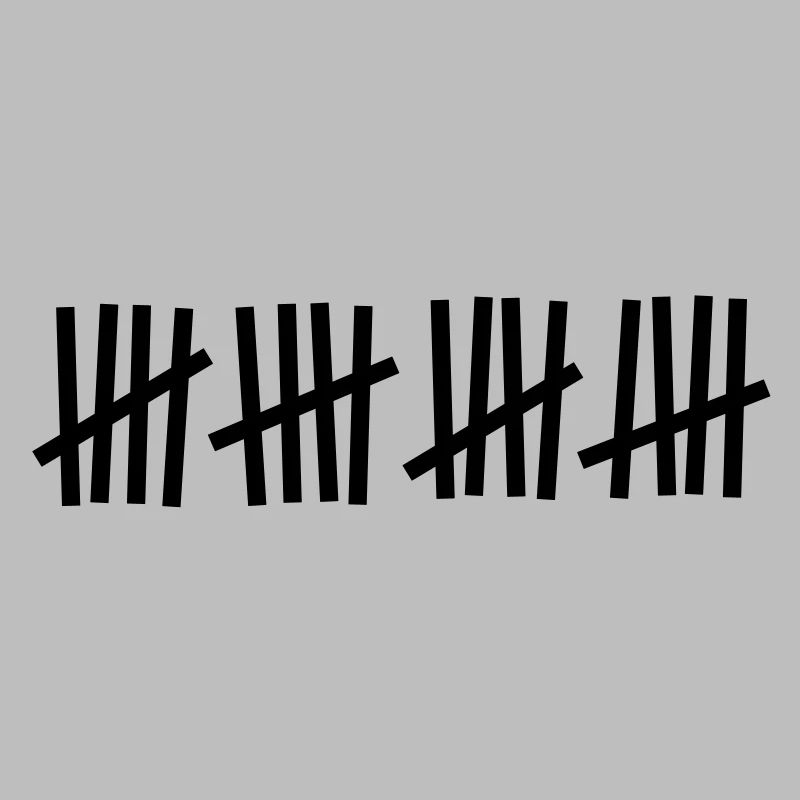 Strichliste 20 Striche