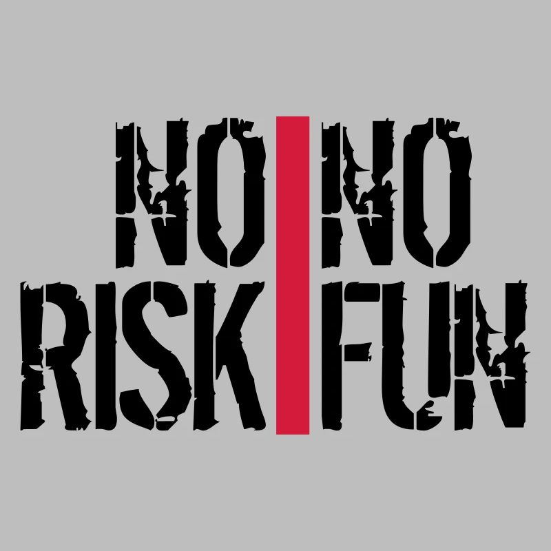 bars stripes spontaneous font no risk no fun spr