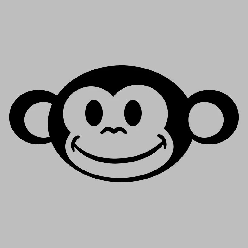 Peu drôle doux singe mignon