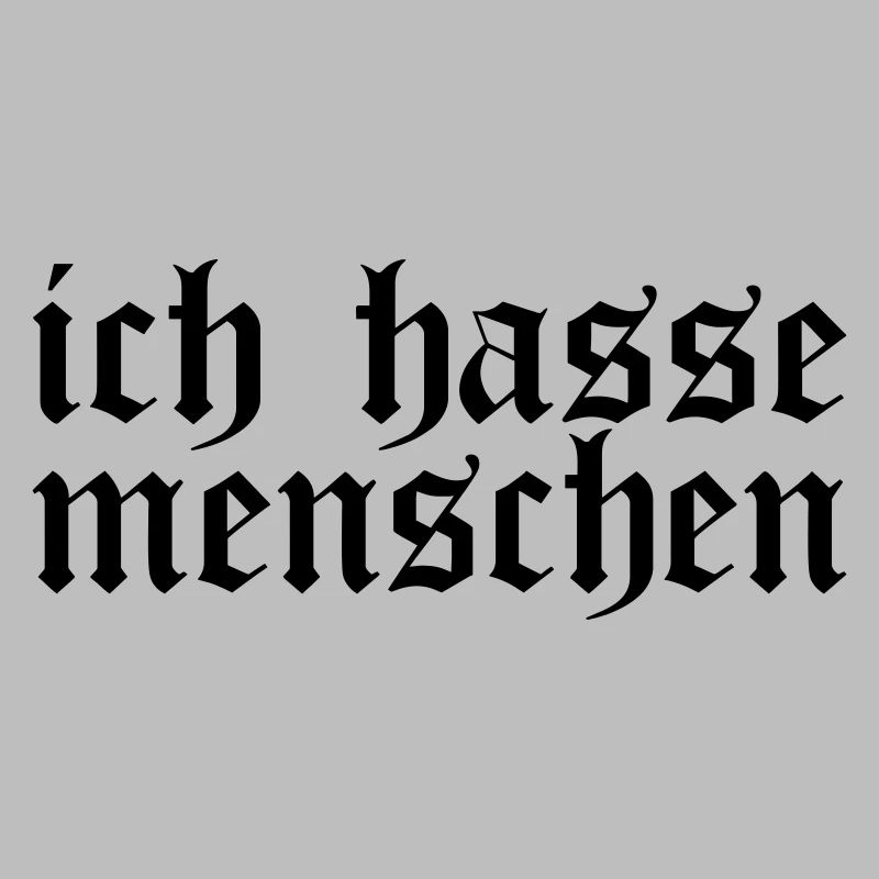ich hasse menschen