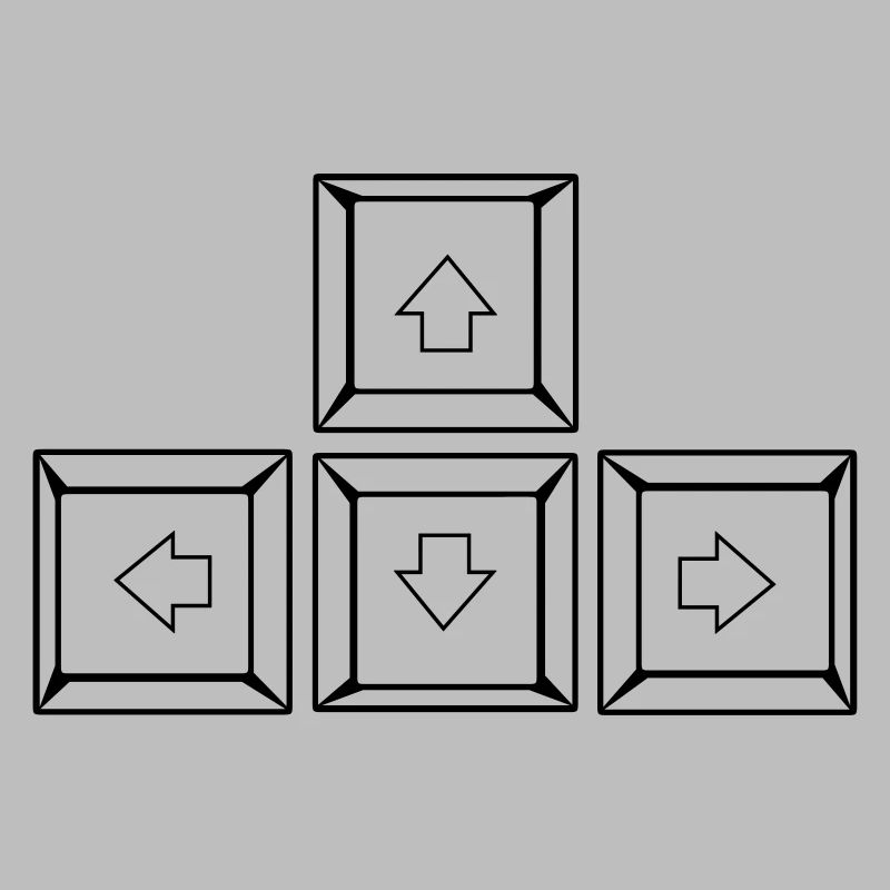 Up Down Left Right Keyboard Buttons (Keys)