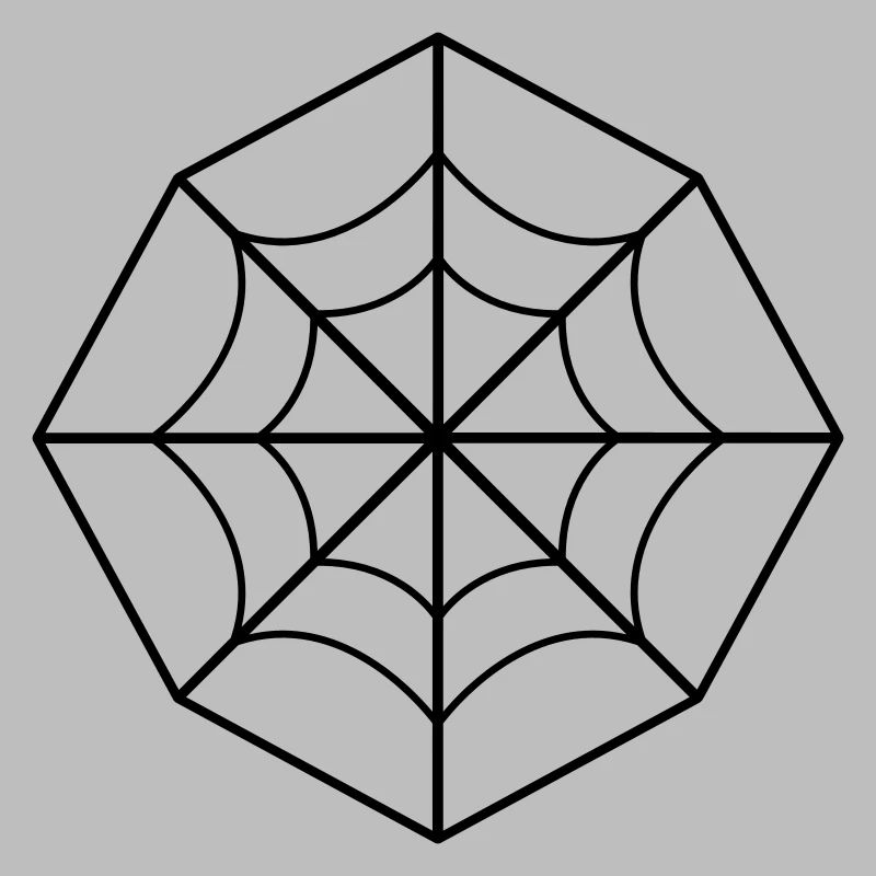 irregular spider web