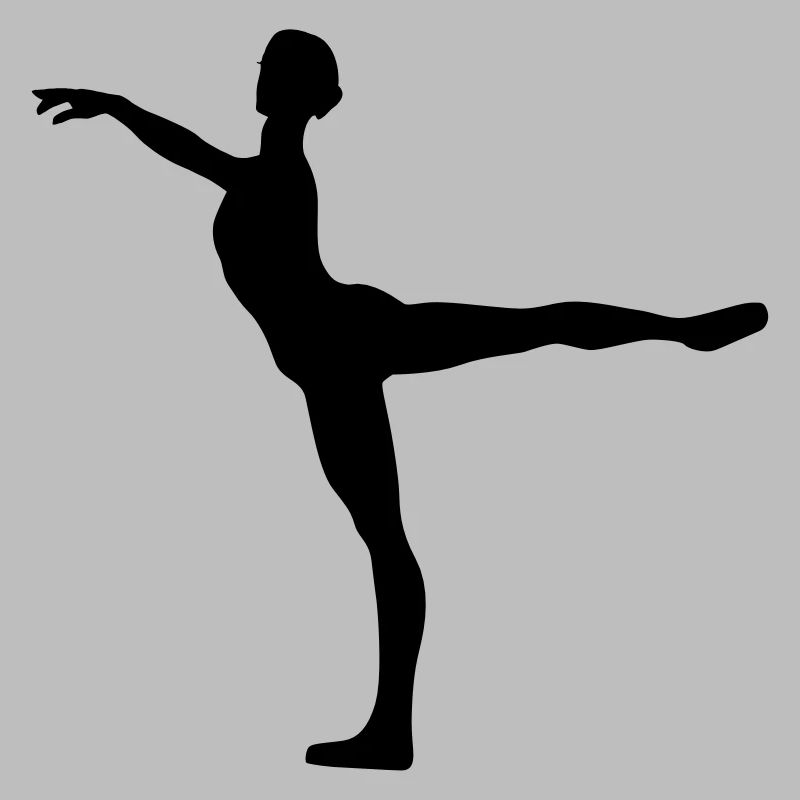 Vector Ballet dancer Silhouette