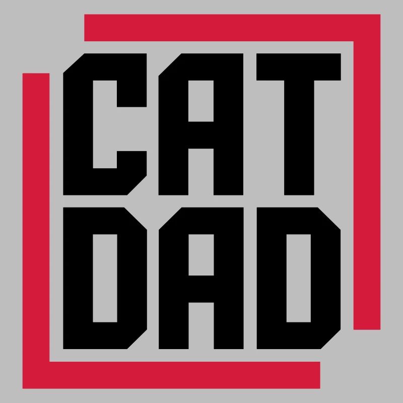 Cat Dad Logo Design