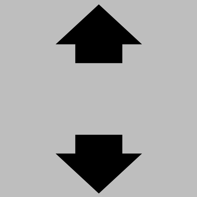arrow up and down