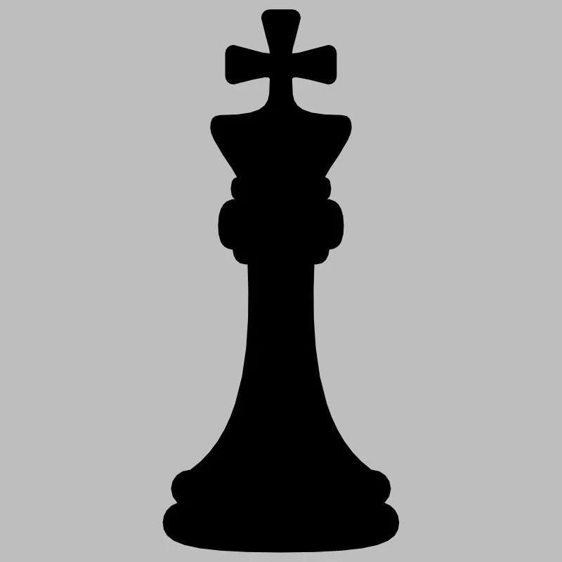 Les échecs noirs roi