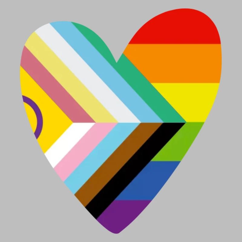 🌈 Herz – Progress Pride & Disability Flag