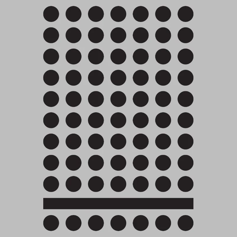 Monochrome Dot Grid Pattern