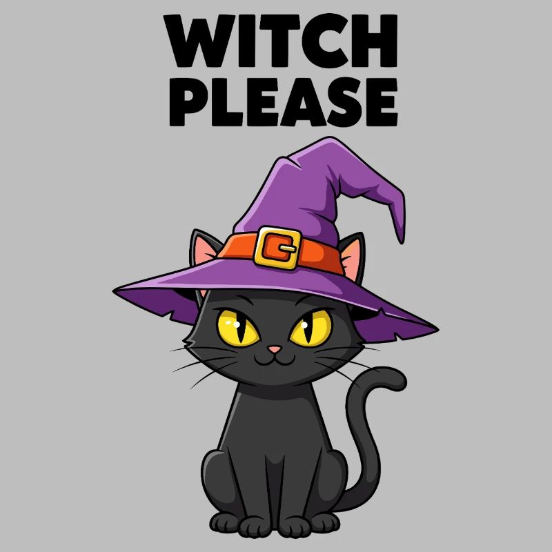 Midnight Kitten Witch