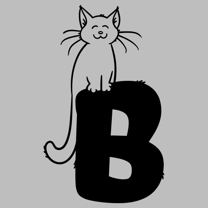 Lettre B du chat