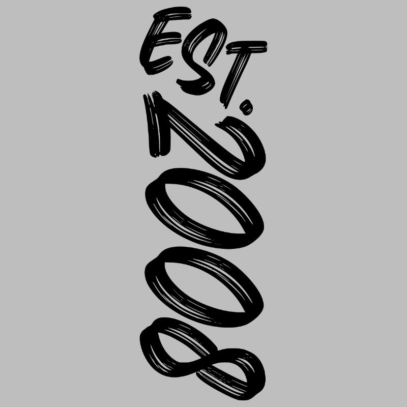 Est. 2008 - Established 2008 - Geburtstag Geschenk