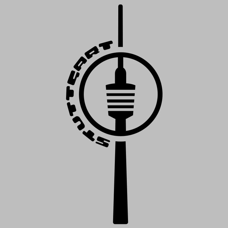 Stuttgart television tower circle