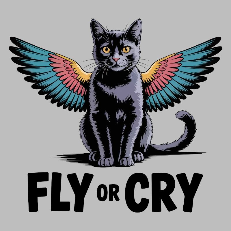 Fliege oder rufe Katze