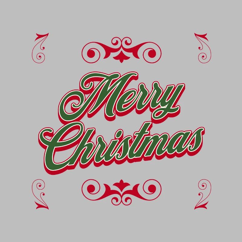 Merry Christmas Script Festive