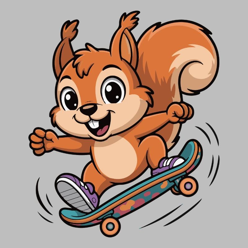 Skate-Eichhörnchen Sprinter