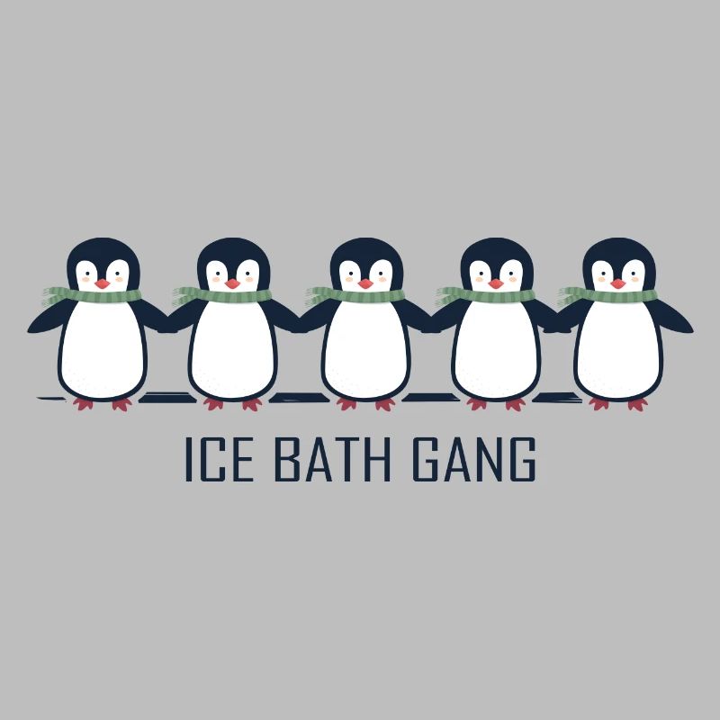 Baths Winter Baths Penguin Bathing