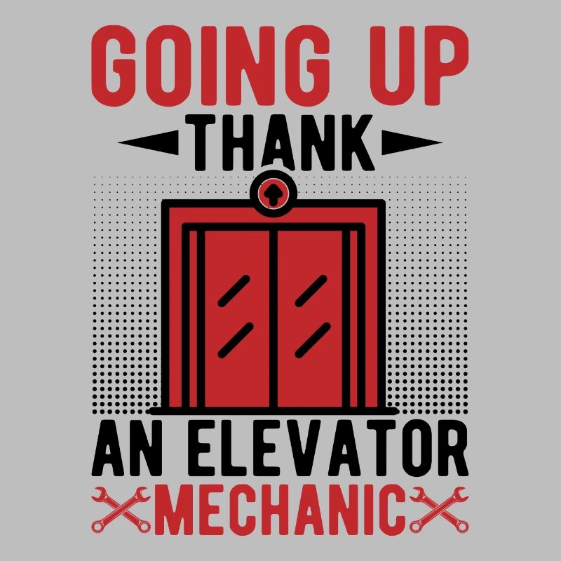 Going Up Thank An Elevator Mechanic Gift