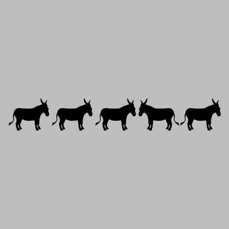 anders be different esel pferd pony klein packesel