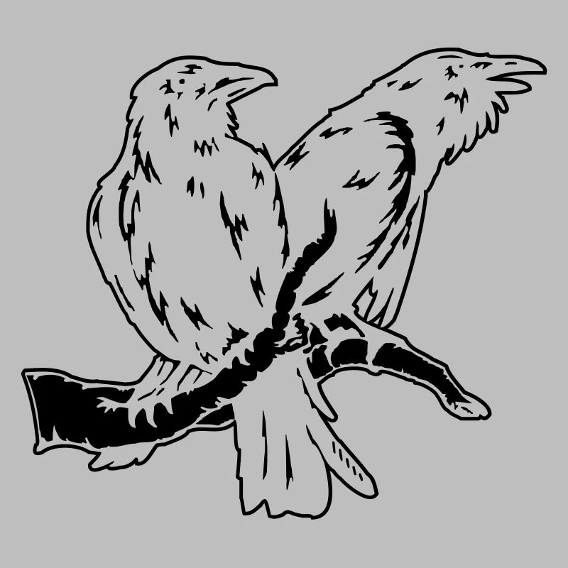 Hugin und Munin 01 invers