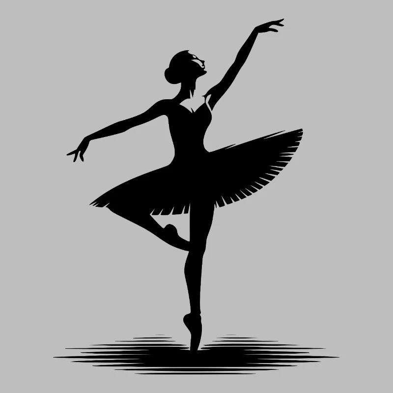 Conception de danse esthétique avec pose classique