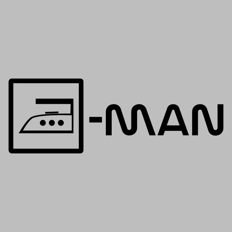 ironing man