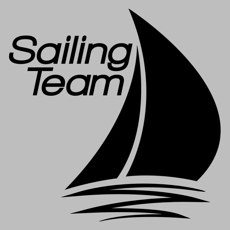 équipe voile conception de logo bateau à voile nav
