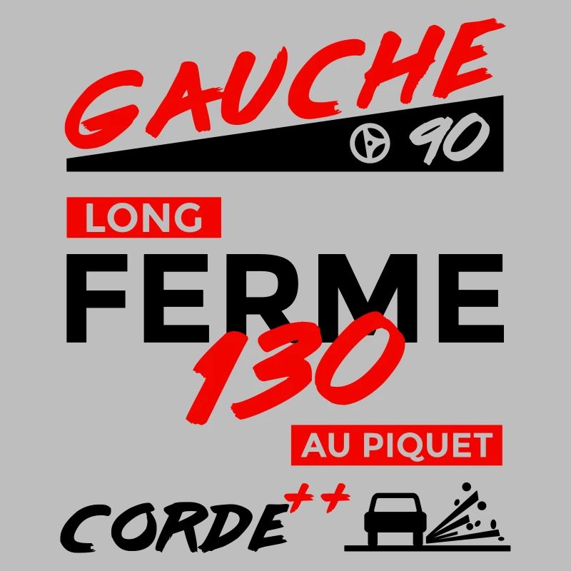 Notes Rallye - Gauche 90 long