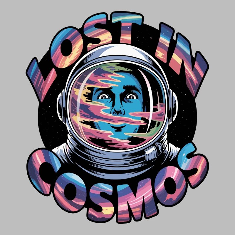 Astronaute perdu dans le cosmos