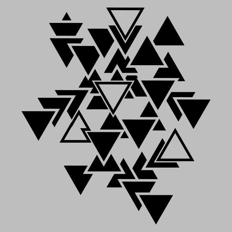 Triangles graphic pattern