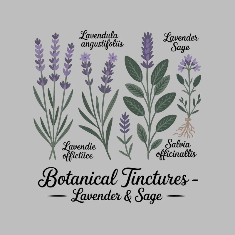 Botanical Tinctures – Lavender & Sage