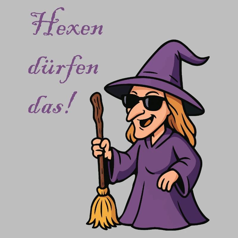 Sorcière violette avec style
